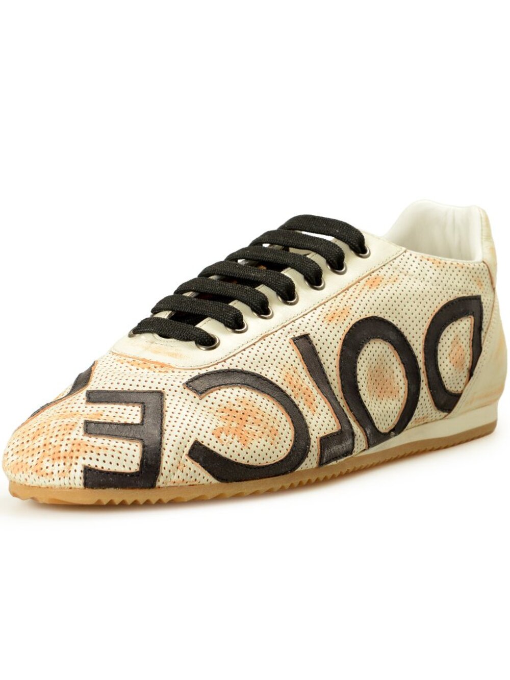 Dolce & Gabbana Men's Re-Edition Leather Athletic Sneakers Shoes US 8.5 IT 41.5